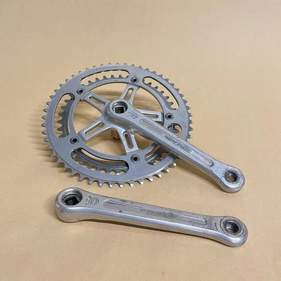 Juego de bielas vintage Sugino Super Mighty BMX carretera hecho en Japón 170 mm 52/42 144bcd Foto 1 de 4