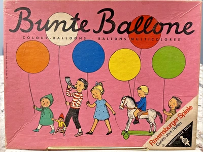 1960 Vintage Bunte Ballone Game in Original Box Made in Western Germany - Image 1 of 4