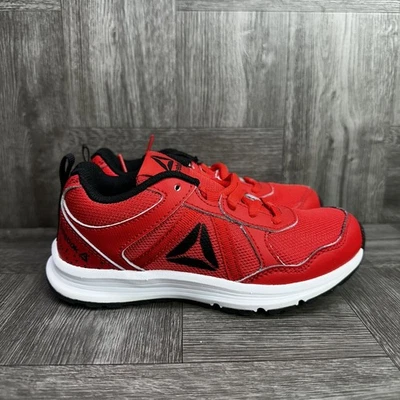 Reebok Almotio 4 Kids size 12 Red Black Running Shoes - Image 1 of 4