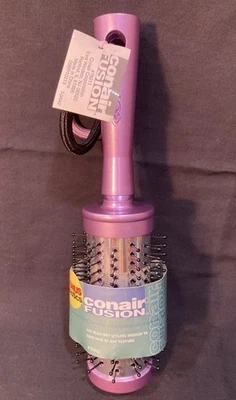 "Cepillo de pelo redondo púrpura fusión Conair 9,5"" con 2 elásticos nuevo 107" Foto 1 de 4