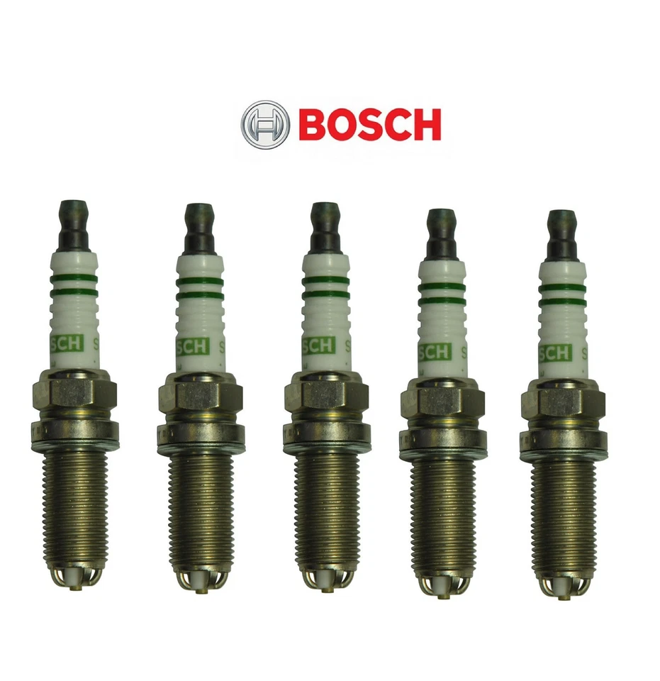 Set of 5 Spark Plugs Bosch For Volvo S40 V50 2004 2005 2006 2007-2010 - Image 1 of 1