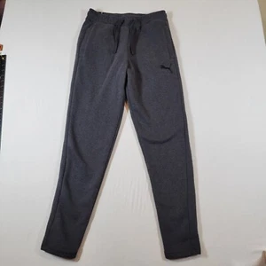 Pantalones deportivos Puma para hombre talla S grises negros con cordón para gimnasio usados en excelente estado - Imagen 1 de 12