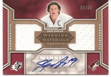 2005-06 SPx Hockey Shane Doan Winning Materials AUTO card #AWM-SD - Serial #/50