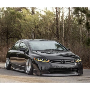 2X LED Headlights For Honda Civic 2006-2011 DRL Sequential Turn Signal Animation - Picture 1 of 18