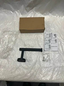 Matte Black Toilet Paper Holder Premium Bathroom Toilet Paper Holder - Picture 1 of 8