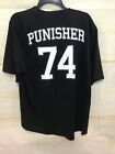 Marvel The Punisher Baseball Jersey #74  Authentic Size Large (J0)