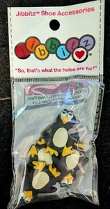 Jibbitz Black PENGUINS Shoe Charms for Crocs. MLB Four (4)) per Package MIP - Picture 1 of 2
