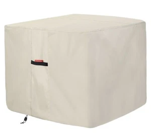 Veranda Schild 600D AC Abdeckung für Außengeräte eckig wasserdicht beige 30x30 - Bild 1 von 4