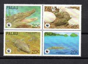 Palau Islands 1994 set WWF/Crocodile stamps (Michel 690/93) MNH - Picture 1 of 1