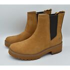 Timberland Womens Size 7 Carnaby Cool Wheat Nubuck Chelsea Boots Shoes