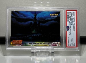 1999 Topps Pokémon Movie Edition The Temple Of Mewtwo Psa 10 Pop 4