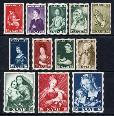 Germany - Saar 1954-56 Set's Never used - Image 1 of 2