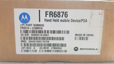 Genuine Motorola Mobile Handheld Computer FR6876-LCQSR0E Brand New See Pics - Image 1 of 3