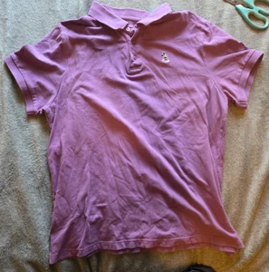 Disney - Kurzarm - Rosa - Mickey Mouse - Brustlogo - Größe XL - Polo - Bild 1 von 4