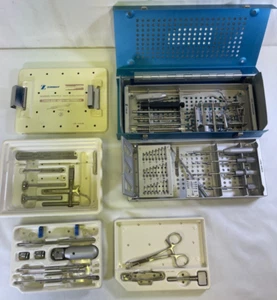 Paar Zimmer Herbert Whipple Knochen Instrumentensets mit Sterilisationskoffern Ortho - Bild 1 von 10