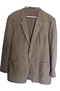 Mens ARMANI COLLEZIONI Italy Silk Cashmere Sportcoat Jacket Sz 44L - Picture 1 of 5