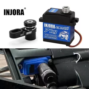 INJORA 25T Aluminum Transmission Shift Unloading Servo w/ Arm for 1/10 SCX10 PRO - Picture 1 of 14