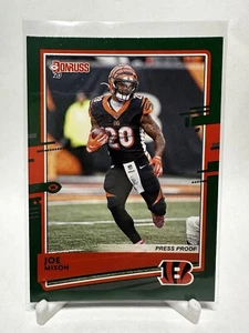 2020 Panini Donruss - Press Proof Green #66 Joe Mixon - Picture 1 of 2
