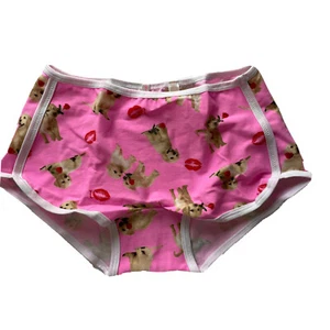 Victoria’s secret PINK BOYSHORTS/ BOXER  PANTY Dog Logo pink - Picture 1 of 3