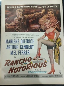 Vintage Rancho Notorious original print ad from life Magazine. - Picture 1 of 1