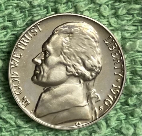 1970-S  **PROOF**  JEFFERSON NICKEL - NICE COIN - L@@K AT PICTURES!!!!! Cover