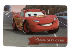 WALT DISNEY SPEED MCQUEEN GIFT CARD, Disney World - Picture 1 of 1