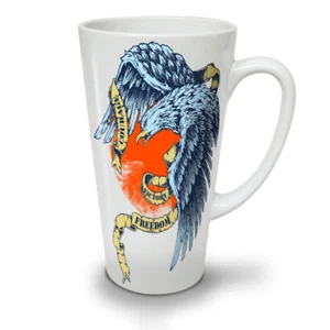 Wellcoda Victory Freedom Animal Latte Mug 12/17oz - Picture 1 of 15