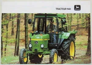 prospectus brochure JOHN DEERE 1140 tracteur tractor traktor trattore prospekt - Picture 1 of 1