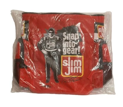 Slim Jim Cooler Insulated 2005 BOBBY LABONTE #19 10x6" Joe Gibbs Racing - Image 1 of 4