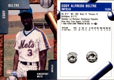 Eddy Beltre 1992 Fleer ProCards #1536 Card *AutographDen*