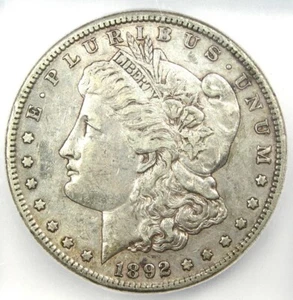 1892-S Morgan Silver Dollar $1 - Certified ICG XF40 - Rare San Francisco Coin! - Picture 1 of 4