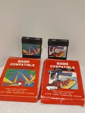 ATARI 2600 COMPATIBLE 8 IN ONE RARE GAMES LOT PAL AUSTRALIA TAIWAN 