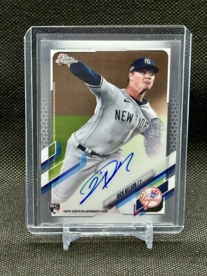 Nick Nelson 2021 Topps Chrome - Rookie Autographs #RA-NNE RC NY Yankees - Image 1 of 2