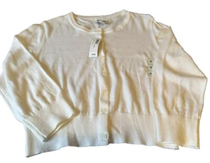 Old Navy Girls White Cardigan Small - Picture 1 of 10