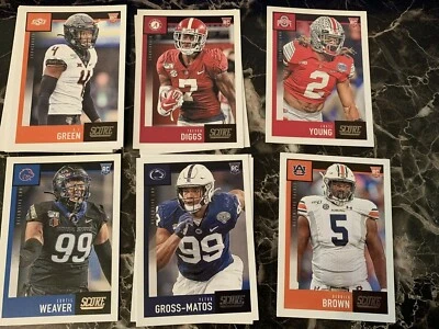 2020 SCORE PANINI ROOKIE PARELLEL NUMBERED COLOR PICK UR PLAYER BLUE RED YELLOW - Image 1 of 2