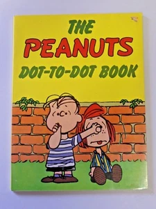 Vintage 1979 THE PEANUTS DOT-TO-DOT BOOK Wonder Books Very Light Use  - Picture 1 of 6