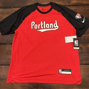 Nike Portland Trail Blazers NBA Authentics Player Issue Practice Shirt Sz Large - Picture 1 of 6