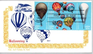 #2032-2035 BALLOONING STAMPS FIRST DAY OF ISSUE, BALLOON - Picture 1 of 1