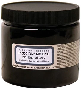Jacquard Procion MX Dye 8oz-Neutral Gray - Picture 1 of 1