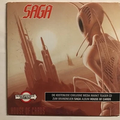 SAGA - HOUSE OF CARDS PROMO TEASER CD CARDSLEEVE - Bild 1 von 3