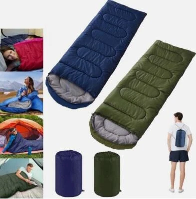 Thick Adult Cold Weather Sleeping Bag For Big & Tall 5-20 degree Waterproof US - Image 1 of 4