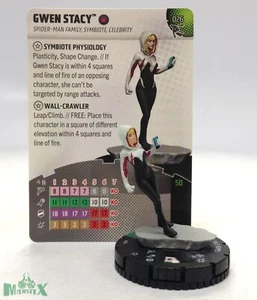 Heroclix Spider-Verse set Gwen Stacy #026 Uncommon figure w/card! - Picture 1 of 1