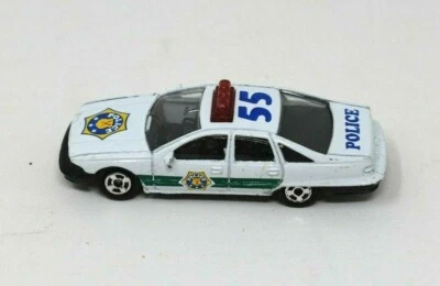 Vintage WELLY White Police Car 55 Diecast Car - KB16 - Image 1 of 4