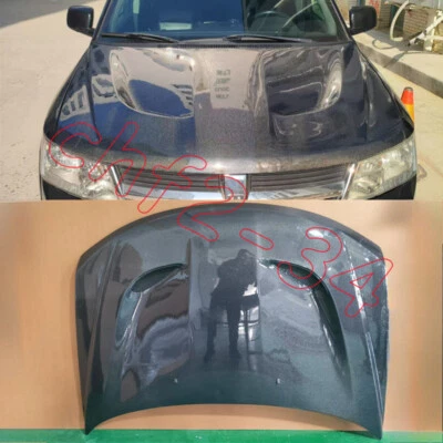 Cubierta de capó ventilada de fibra de carbono real para Dodge Journey 2009-2020 Foto 1 de 4