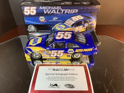 Michael Waltrip #55 Napa Auto Parts Autographed 2008 Toyota Camry COT 1:24 5,388 - Image 1 of 4