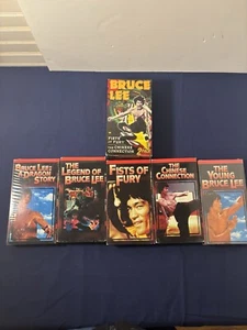 Martial Arts VHS Lot Of 7 Bruce Lee Tapes Kung Fu Films - Picture 1 of 4