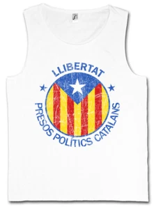 LLIBERTAT CATALONIA HERREN TANK TOP Freedom for Free Revolution Independence - Picture 1 of 1