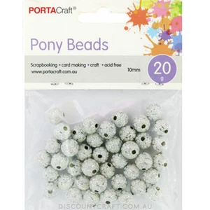 Beads 10mm 20g Round Metallic - Grey - Picture 1 of 1