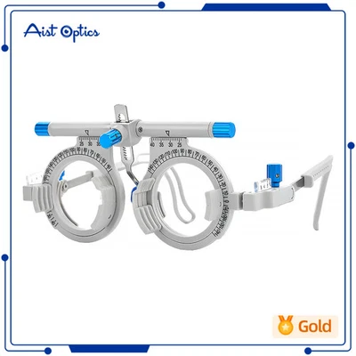 Marco de prueba de titanio ultraligero 50 g - Almohadillas y templos ajustables para la nariz Foto 1 de 4