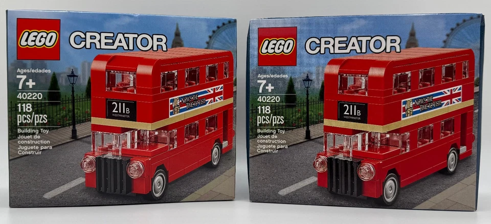 LEGO CREATOR:  London Double Decker Bus #40220 New & Sealed - Image 1 of 1